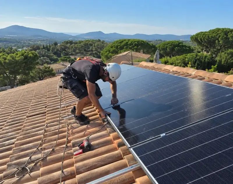 Installateur panneaux solaires Villemoirieu — pose photovoltaïque sur toiture