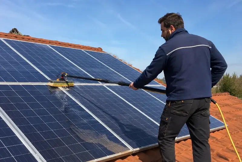 Nettoyage et entretien de panneaux solaires à Villemoirieu